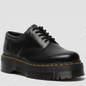 Doc Martin Leather Platform Casual Loafers